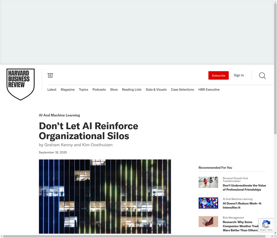 Harvard Business Review